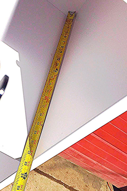 KNOLL OFFICE FURNITURE WHITE LAMINATE STORAGE LOCKER CLOSET TOWER FREE SHIP