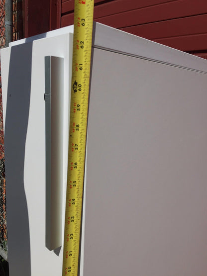 KNOLL OFFICE FURNITURE WHITE LAMINATE STORAGE LOCKER CLOSET TOWER FREE SHIP