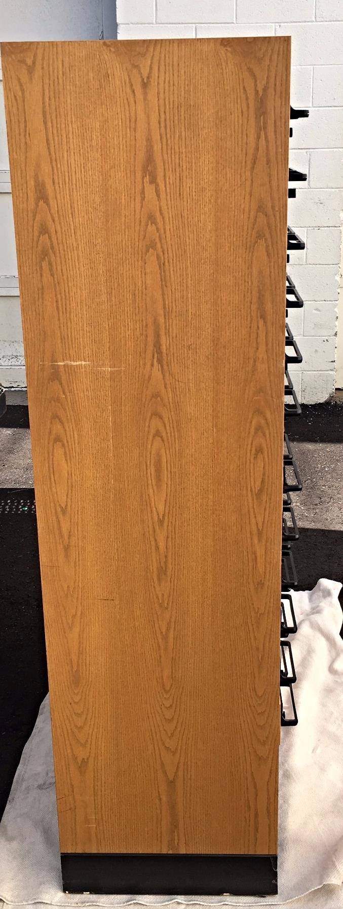 VINTAGE 72 DRAWER LIBRARY CARD CABINET 65 High x 41.5 Wide x 17.5 Deep