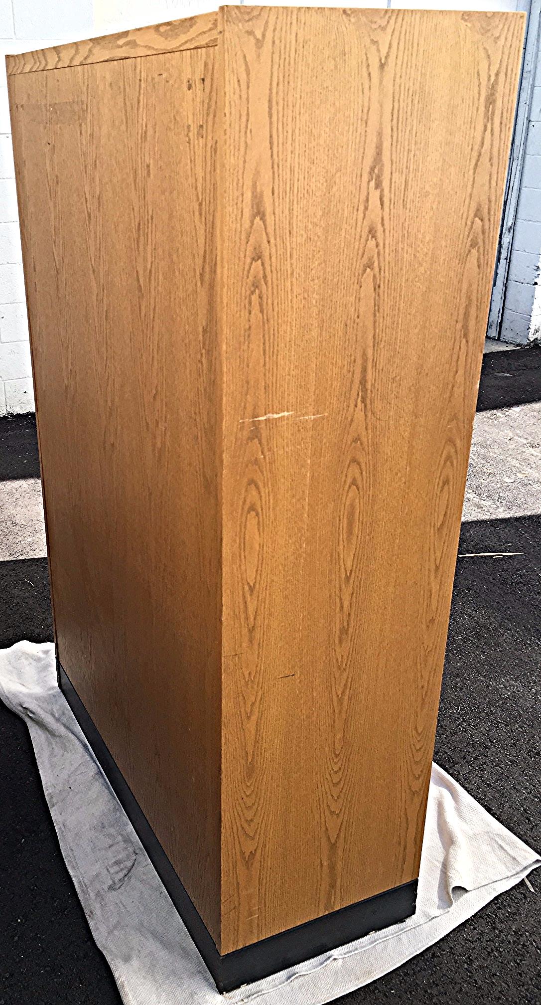 VINTAGE 72 DRAWER LIBRARY CARD CABINET 65 High x 41.5 Wide x 17.5 Deep