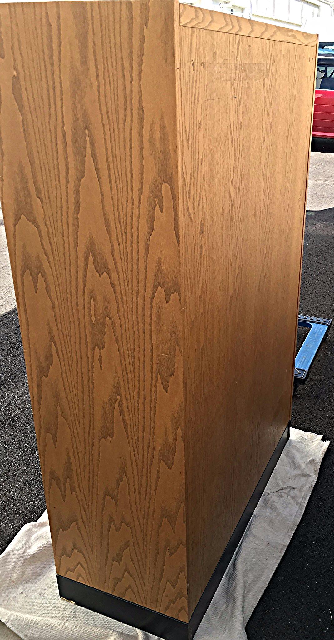 VINTAGE 72 DRAWER LIBRARY CARD CABINET 65 High x 41.5 Wide x 17.5 Deep