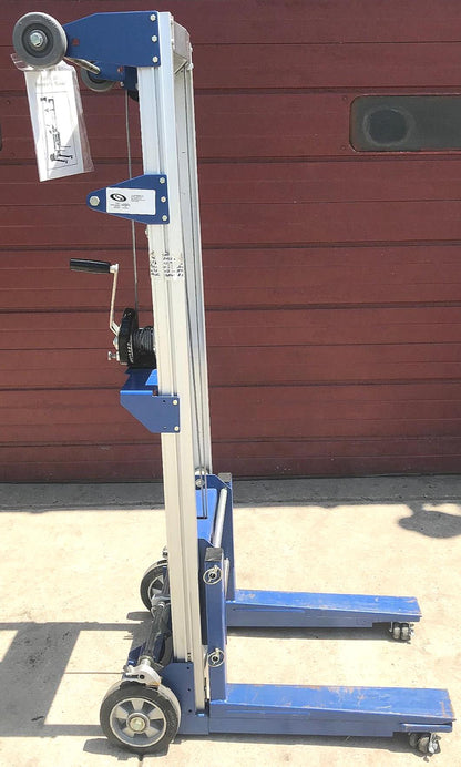 VESTIL T&S A-LIFT-R FIXED STRADDLE HAND WINCH LIFT MANUAL FORKLIFT FREE SHIPPING