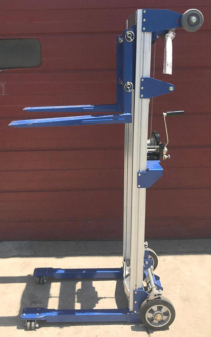 VESTIL T&S A-LIFT-R FIXED STRADDLE HAND WINCH LIFT MANUAL FORKLIFT FREE SHIPPING