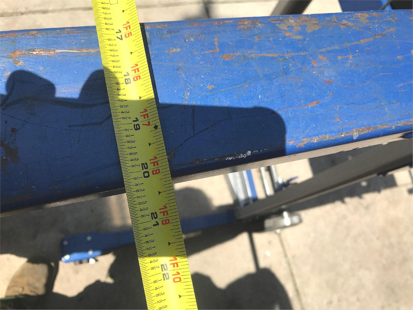 VESTIL T&S A-LIFT-R FIXED STRADDLE HAND WINCH LIFT MANUAL FORKLIFT FREE SHIPPING