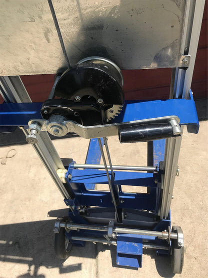 VESTIL T&S A-LIFT-R FIXED STRADDLE HAND WINCH LIFT MANUAL FORKLIFT FREE SHIPPING