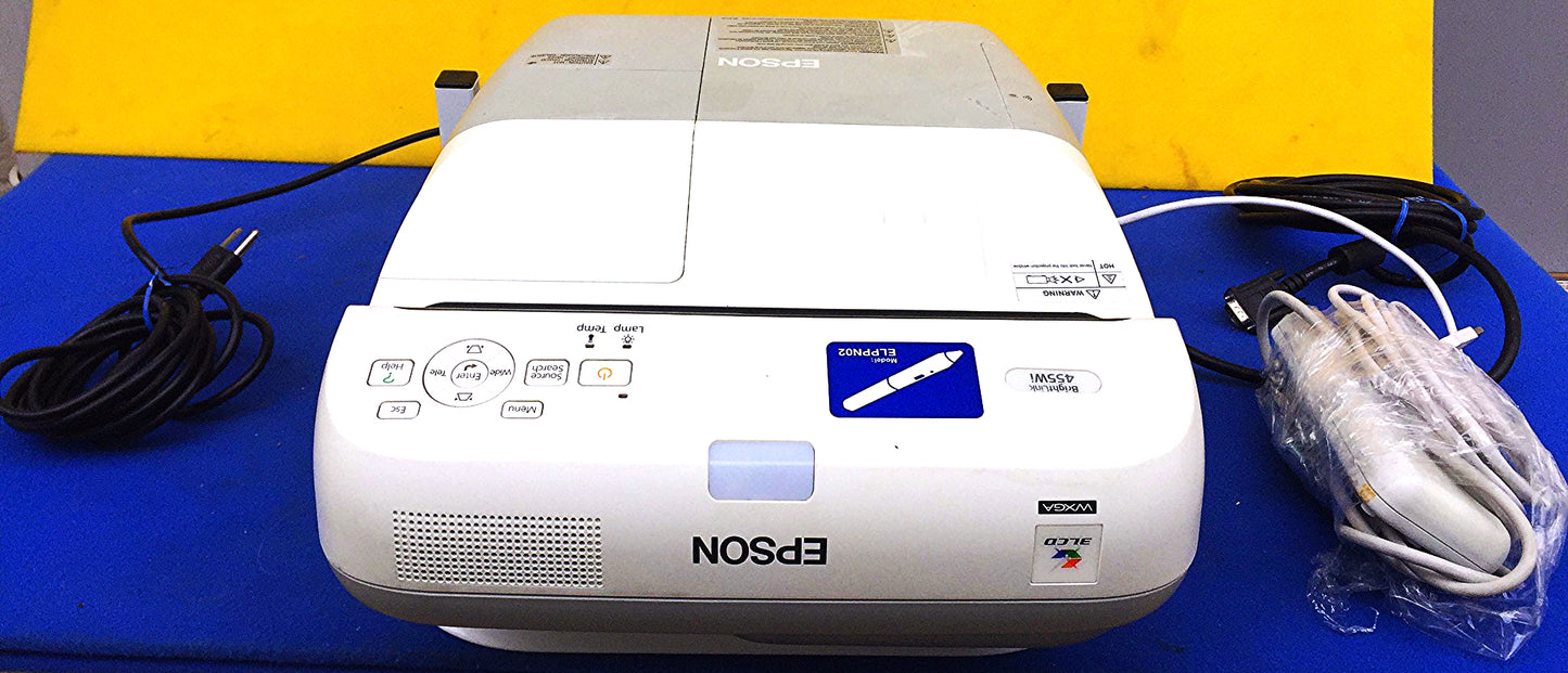 EPSON BRIGHTLINK 455WI Interactive LCD Projector 2500 lumens w COPERNICUS MOUNT