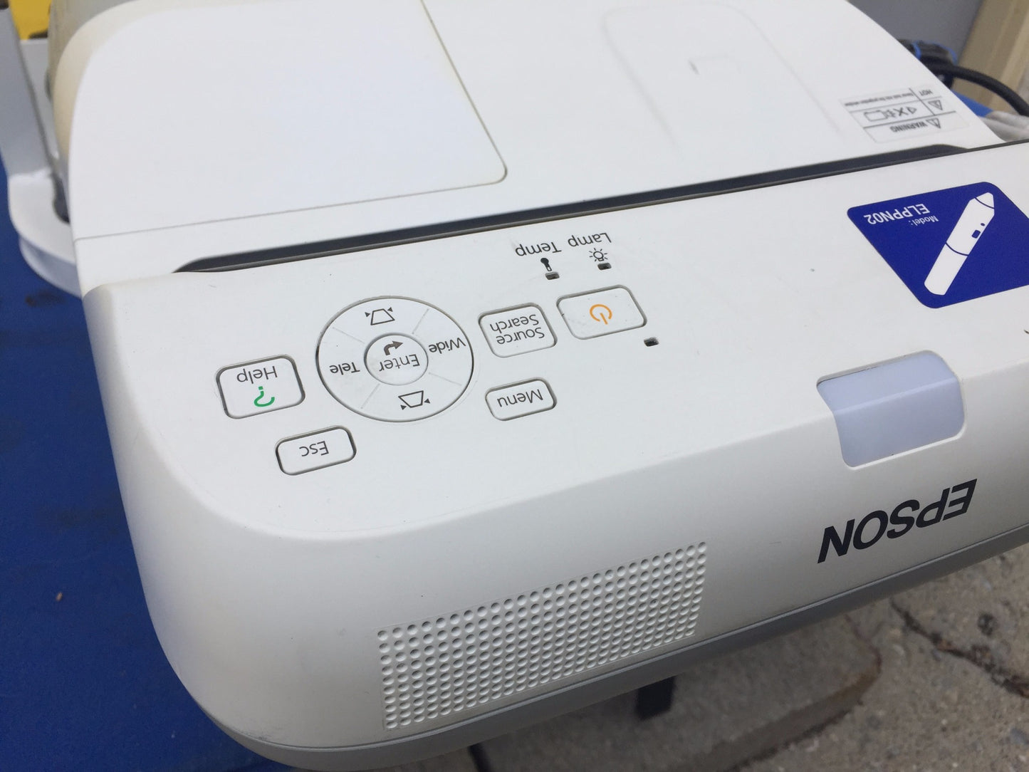 EPSON BRIGHTLINK 455WI Interactive LCD Projector 2500 lumens w COPERNICUS MOUNT