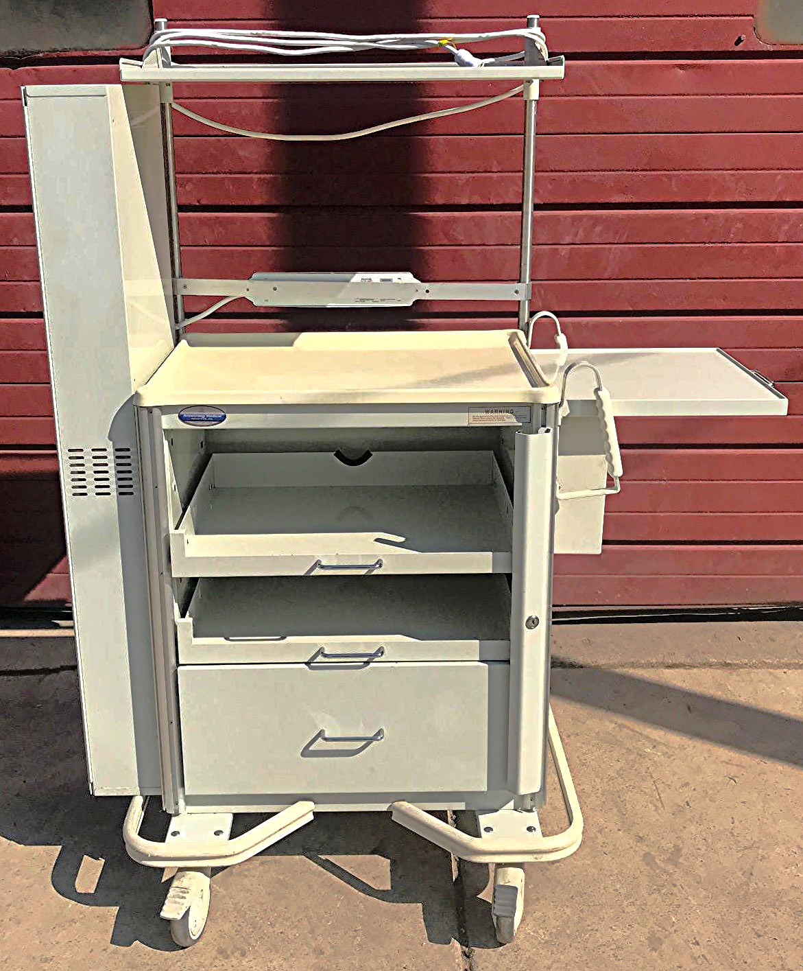 ARMSTRONG A-SMART MEDICAL CART ENDOSCOPY SCOPE OXYGEN HOLDER PLUSEXTRAS FREESHIP