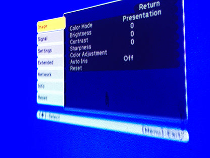 EPSON BRIGHTLINK 455WI Interactive LCD Projector 2500 lumens w COPERNICUS MOUNT