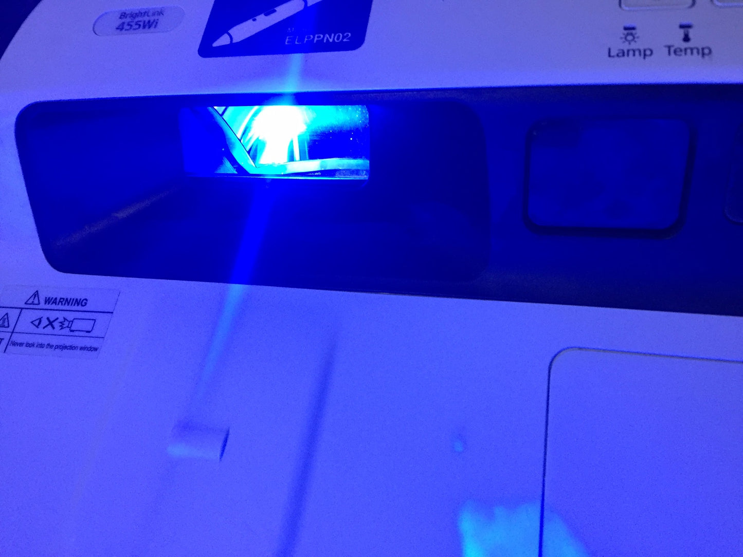 EPSON BRIGHTLINK 455WI Interactive LCD Projector 2500 lumens w COPERNICUS MOUNT