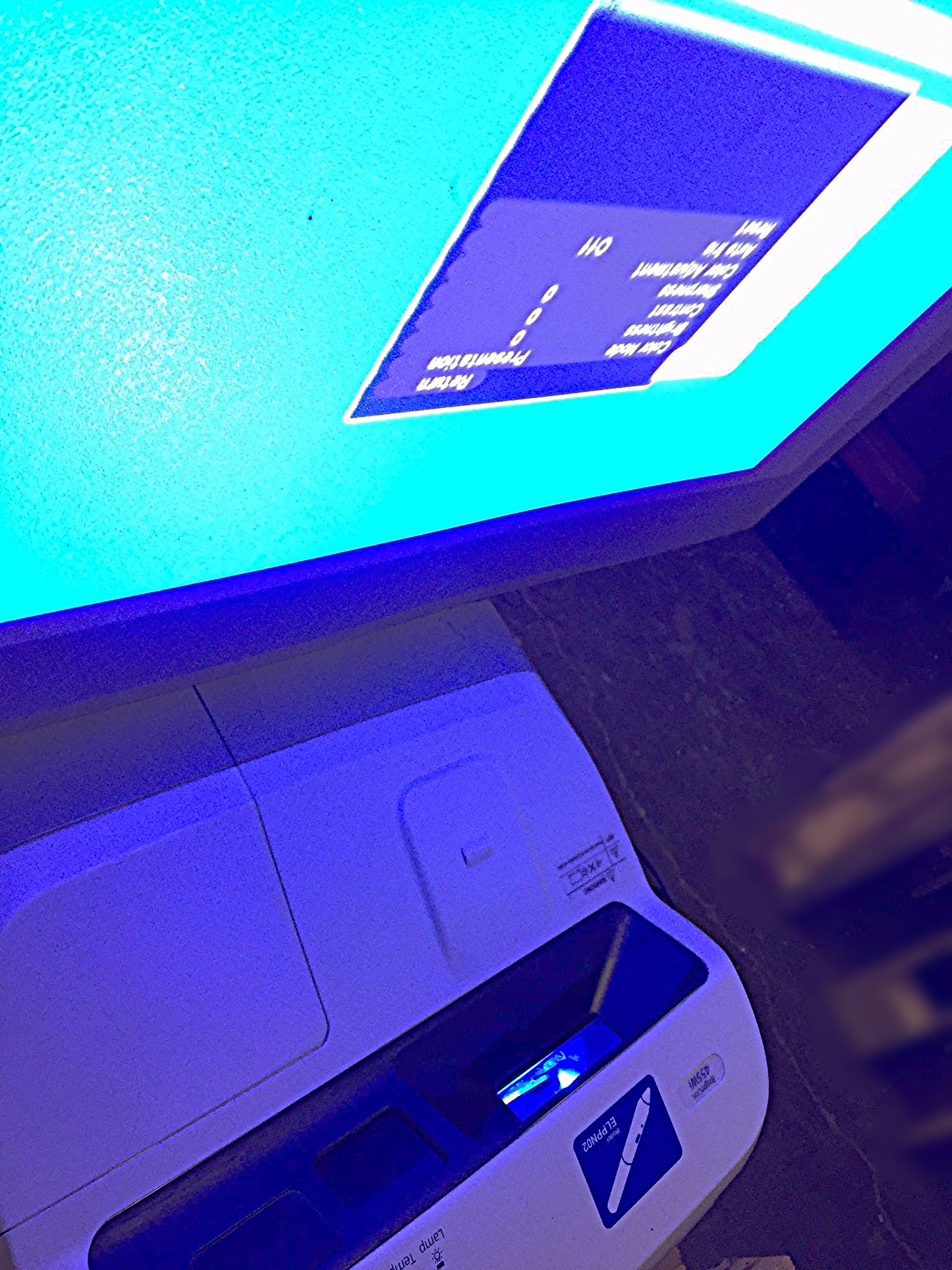 EPSON BRIGHTLINK 455WI Interactive LCD Projector 2500 lumens w COPERNICUS MOUNT