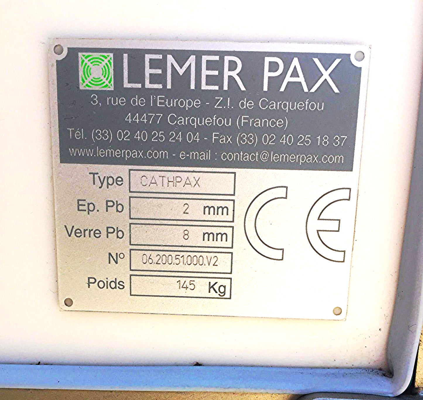 CATHPAX LEMER PAX X-RAY CORIAN DuPONT HOSPITAL DENTAL CLINIC VETERINARY FREESHIP