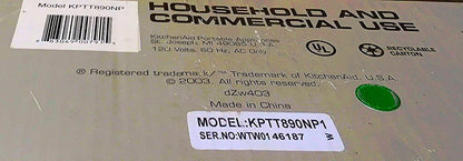 KITCHENAID COMMERCIAL PROFESSIONAL 4 SLOT SLICE TOASTER WATCH VIDEO FREESHIPPING