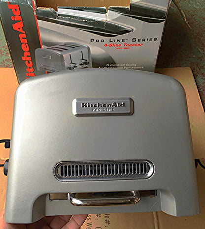 KITCHENAID COMMERCIAL PROFESSIONAL 4 SLOT SLICE TOASTER WATCH VIDEO FREESHIPPING
