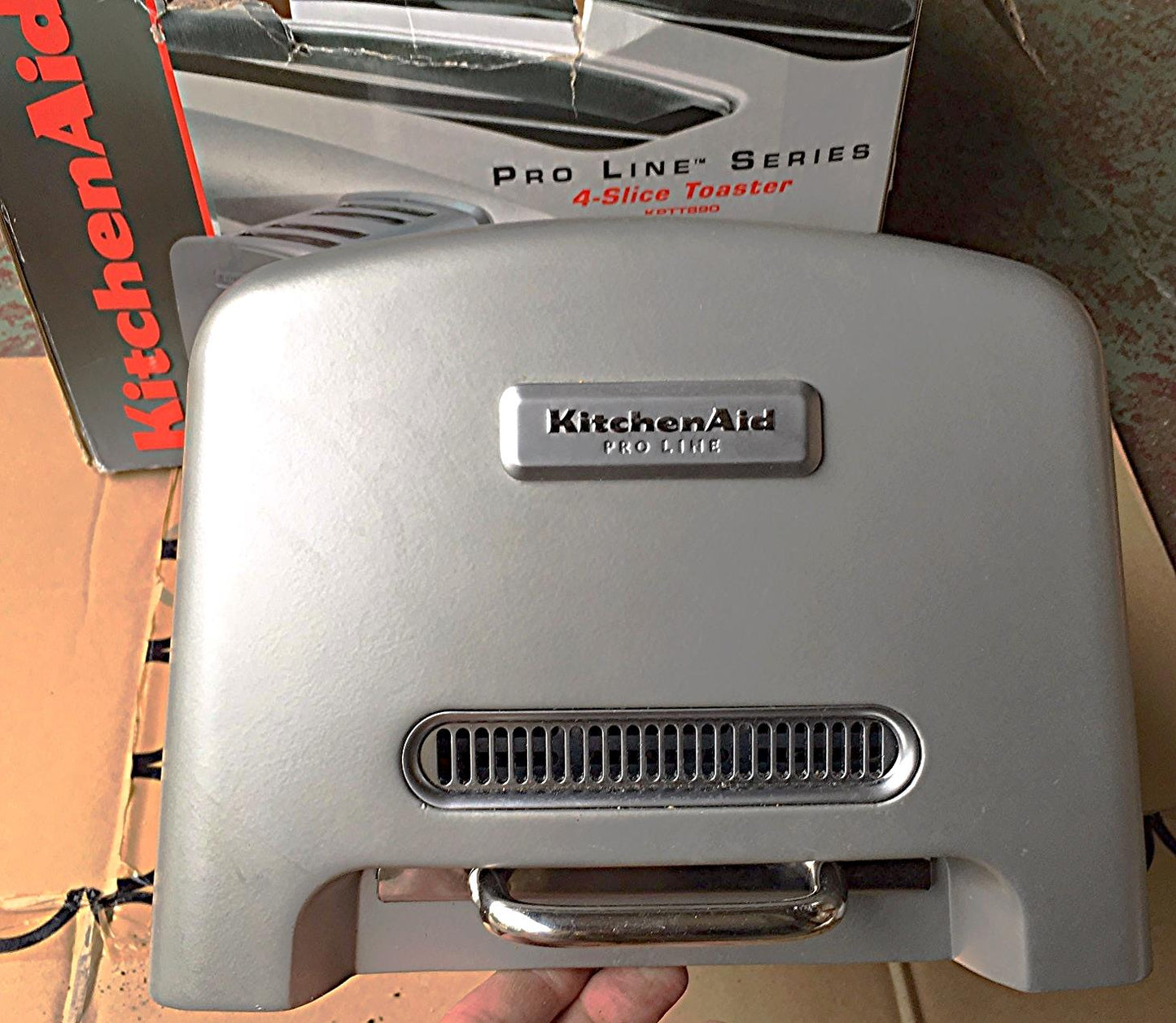 KITCHENAID COMMERCIAL PROFESSIONAL 4 SLOT SLICE TOASTER WATCH VIDEO FREESHIPPING