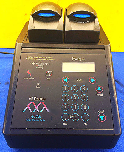 MJ RESEARCH PELTIER TC200 DNA THERMAL CYCLER PTC200 ALPHA DOUBLE BLOCK FREEESHIP