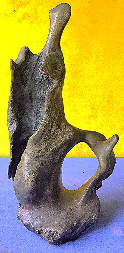 DIETRICK HELMS 1999 BRONZE SCULPTURE ART WORLD FAMOUS ARTIST DOCUMENTA FREE SHIP