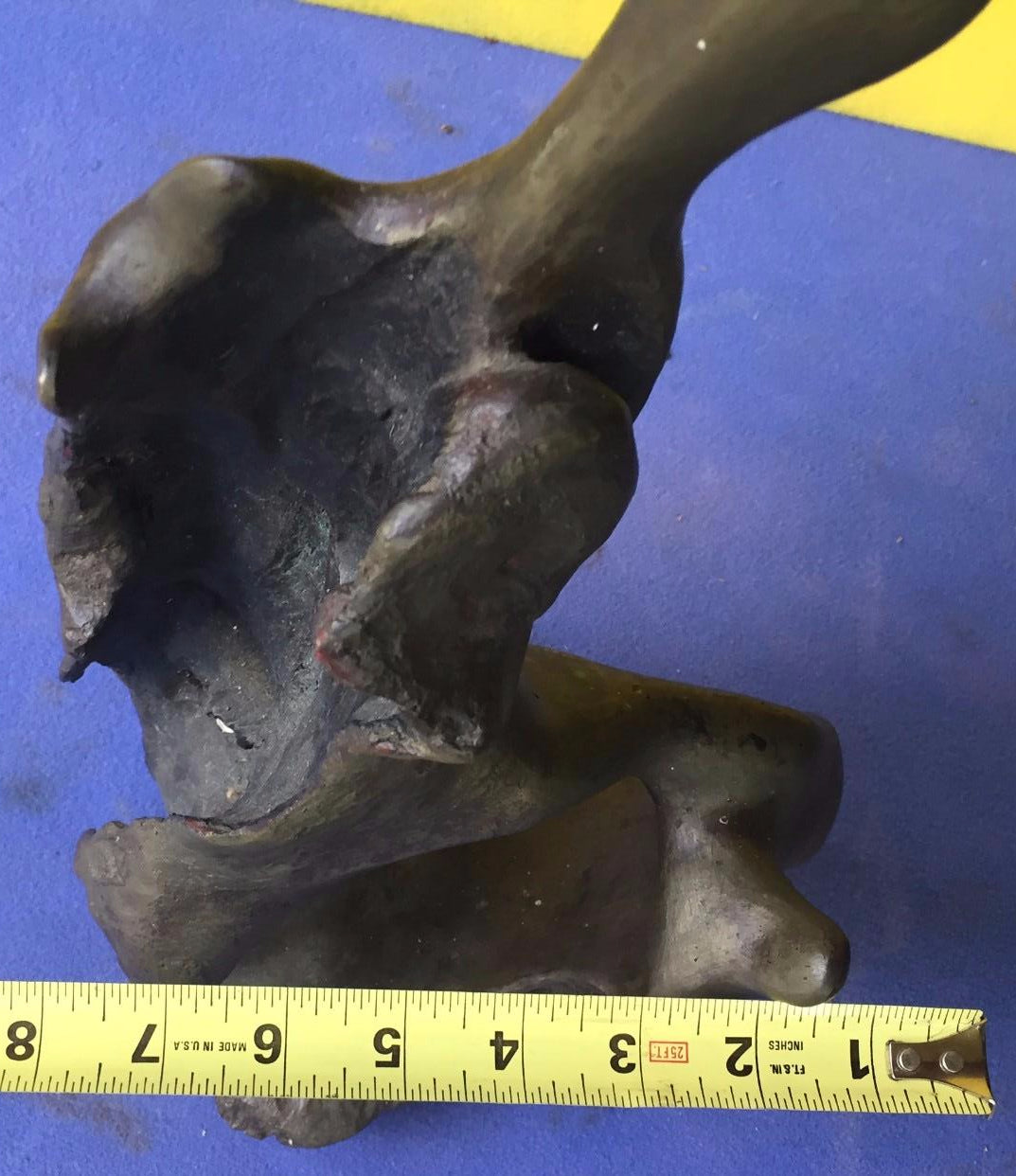 DIETRICK HELMS 1999 BRONZE SCULPTURE ART WORLD FAMOUS ARTIST DOCUMENTA FREE SHIP