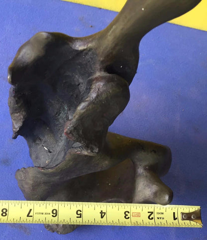 DIETRICK HELMS 1999 BRONZE SCULPTURE ART WORLD FAMOUS ARTIST DOCUMENTA FREE SHIP