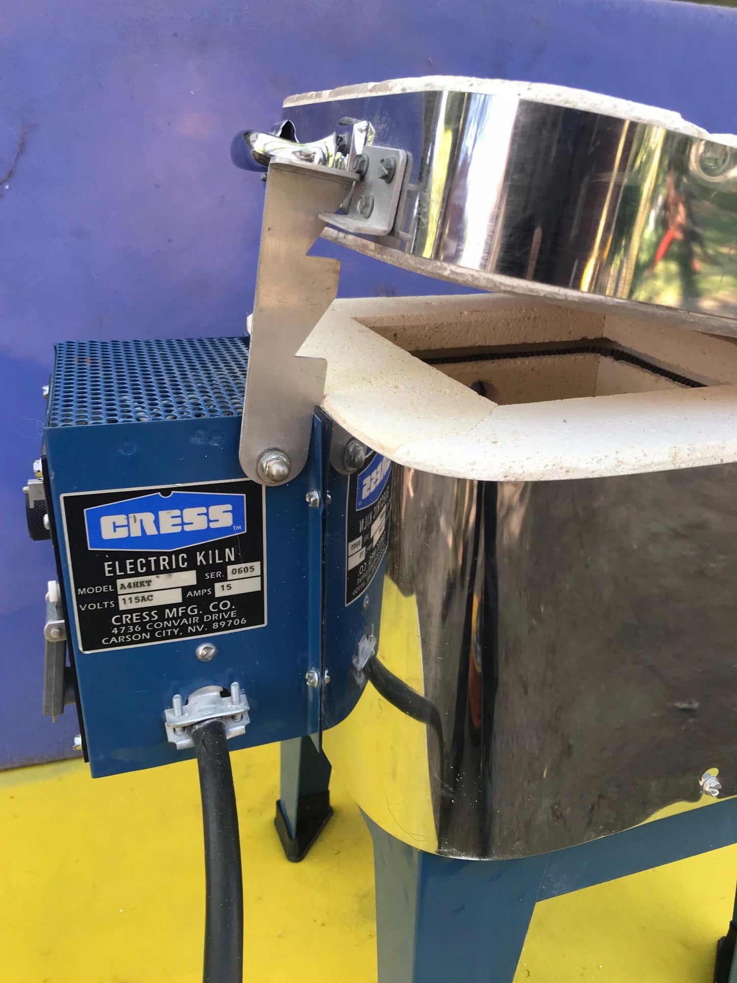 CRESS MODEL A4HKT 115VOLT SMALL CERAMIC ELECTRIC LT-3K KILN WATCH VIDEO FREESHIP