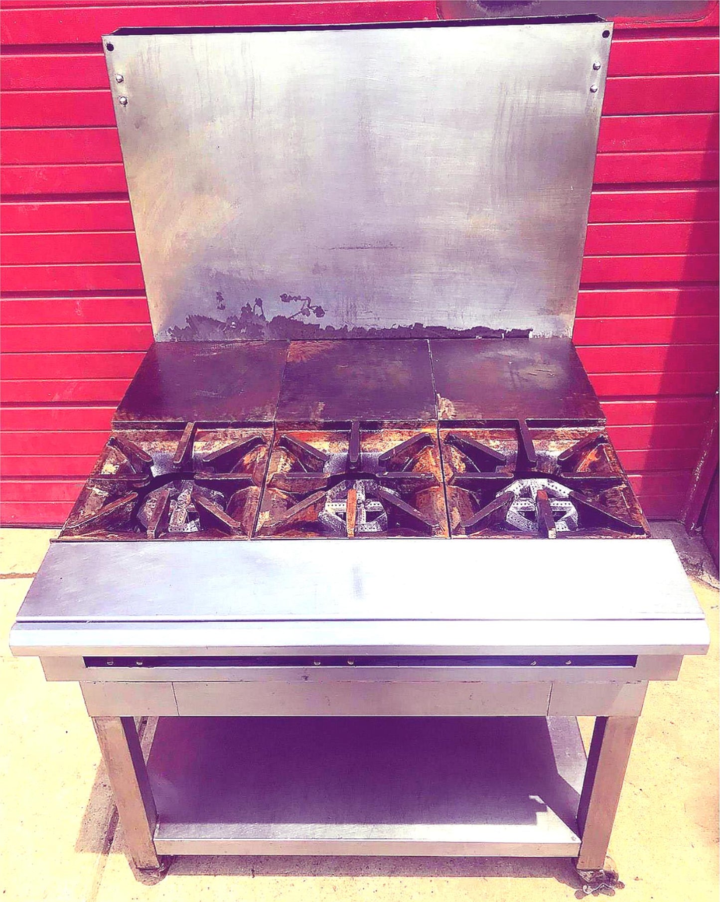 GARLAND US RANGE NATURAL GAS MODEL C0836-15M FRENCH TOP FREE BUSINESS USA SHIP