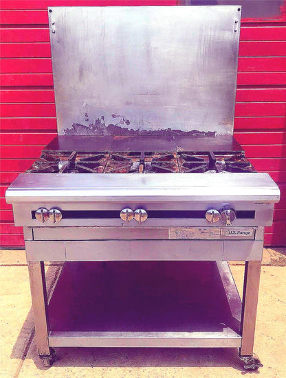 GARLAND US RANGE NATURAL GAS MODEL C0836-15M FRENCH TOP FREE BUSINESS USA SHIP