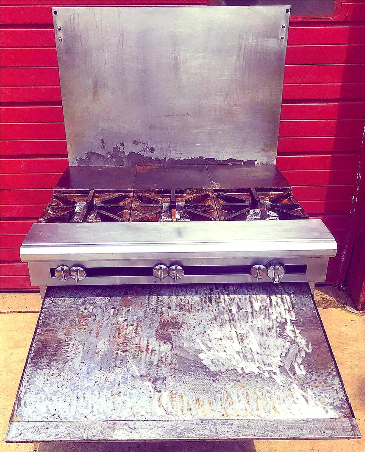 GARLAND US RANGE NATURAL GAS MODEL C0836-15M FRENCH TOP FREE BUSINESS USA SHIP