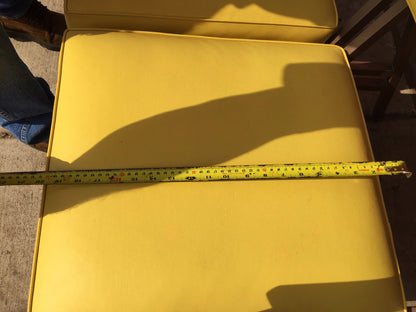 PERFECT RARE VINTAGE Retro 1950's STEELCASE COUCH MID CENTURY WOOD ARM FREE SHIP