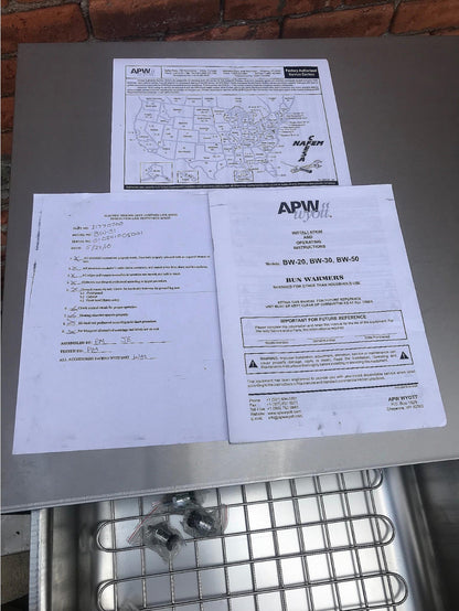 BRAND NEW APW WYOTT BW-31 BUNN WARMER & MANUAL FREE CONTINENTAL USA SHIPPING