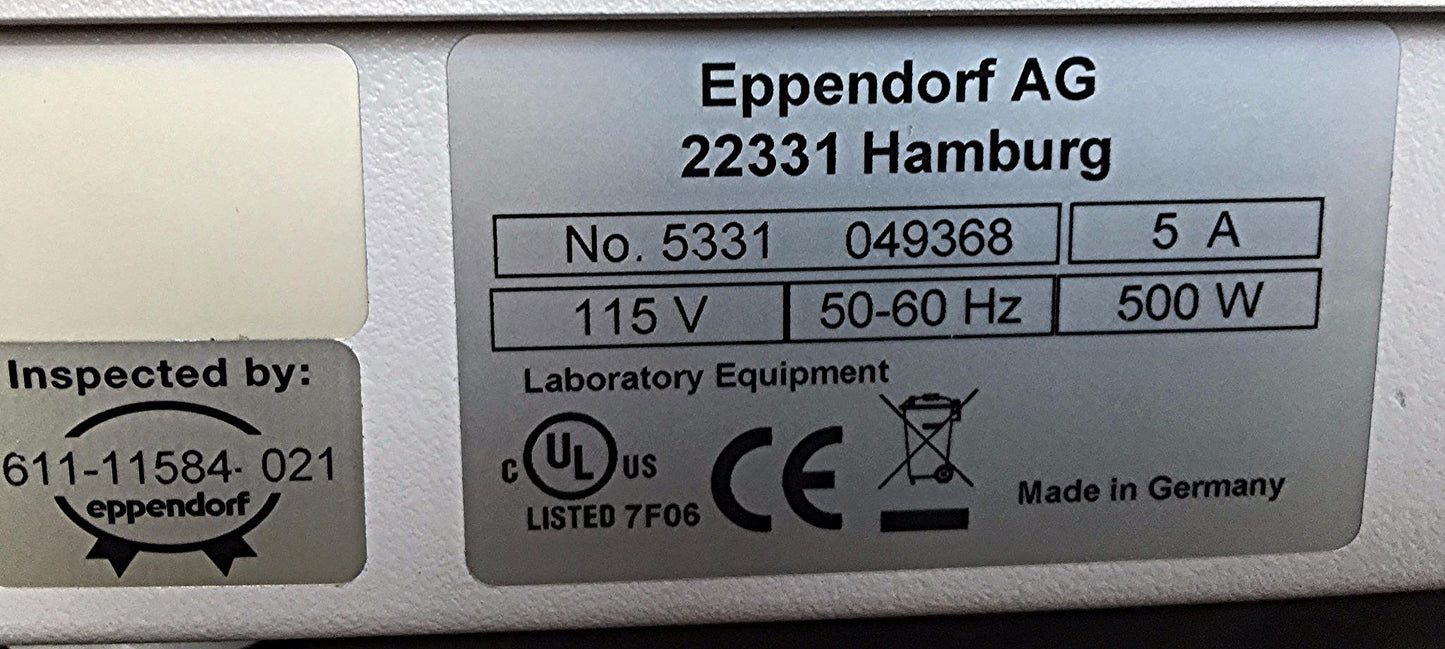 EPPENDORF MASTERCYCLER GRADIENT 5331 96 WELL THERMOCYCLER PERFECT FREESHIPPING