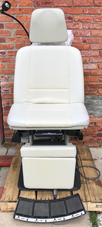 MIDMARK RITTER 411 HI-LO POWER PATIENT EXAM TABLE GYNECOLOGY REMOTE WATCH VIDEO