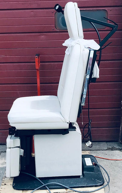 MIDMARK RITTER 411 HI-LO POWER PATIENT EXAM TABLE GYNECOLOGY REMOTE WATCH VIDEO