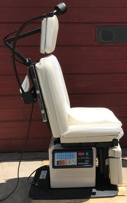 MIDMARK RITTER 411 HI-LO POWER PATIENT EXAM TABLE GYNECOLOGY REMOTE WATCH VIDEO
