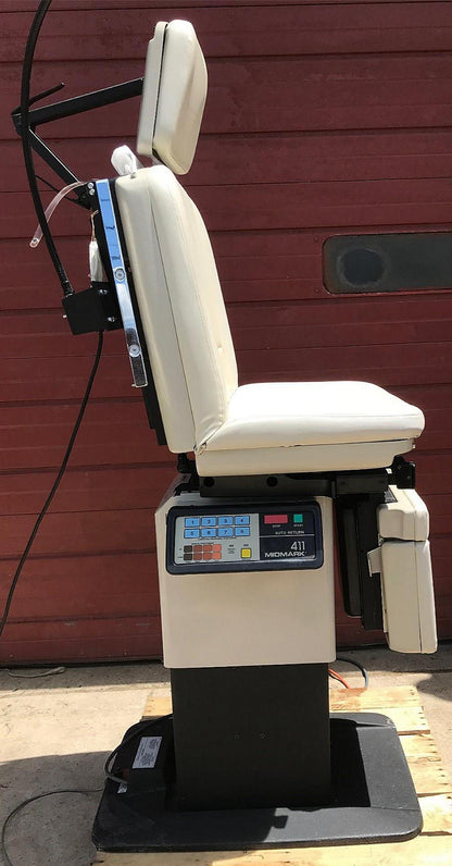 MIDMARK RITTER 411 HI-LO POWER PATIENT EXAM TABLE GYNECOLOGY REMOTE WATCH VIDEO