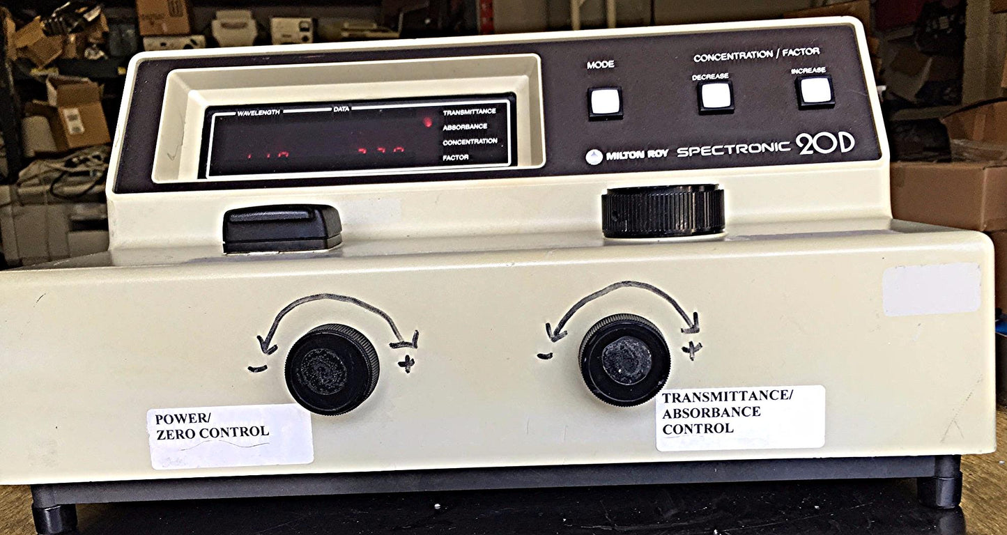 WORKING PERFECTLY MILTON ROY SPECTROMETER 20D WATCH VIDEO FREE SHIPPING