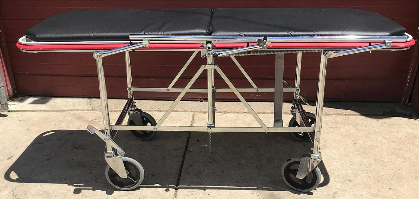 GENDRON FOLDING HOSPITAL EMERGENCY TRANSPORT GURNEY STRETCHER MODEL 600 FREESHIP