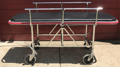 GENDRON FOLDING HOSPITAL EMERGENCY TRANSPORT GURNEY STRETCHER MODEL 600 FREESHIP