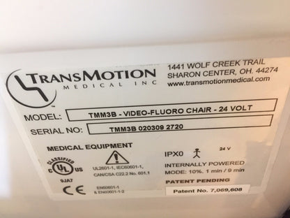 TRANSFORMATION TMM3-B VIDEO-FLUORO HI LO SURGERY HOSPITAL CHAIR BATTERY FREESHIP
