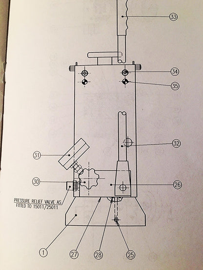 GRASEBY SPECAC 15 TON BENCHTOP LABORATORY HYDRAULIC PRESS & MANUAL FREE SHIP