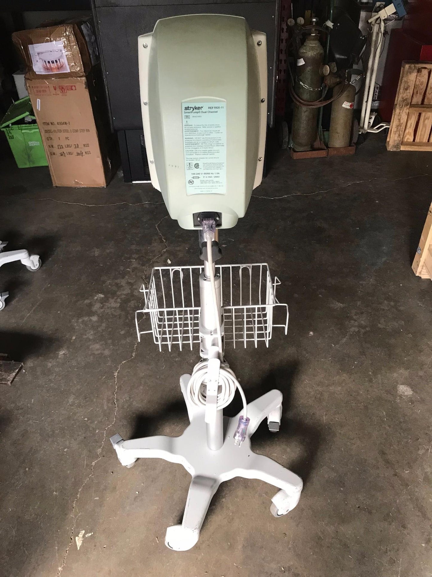 STRYKER SMARTPUMP DUAL CHANNEL TOURNIQUET SYSTEM CSI SURGERY WATCHVIDEO FREESHIP