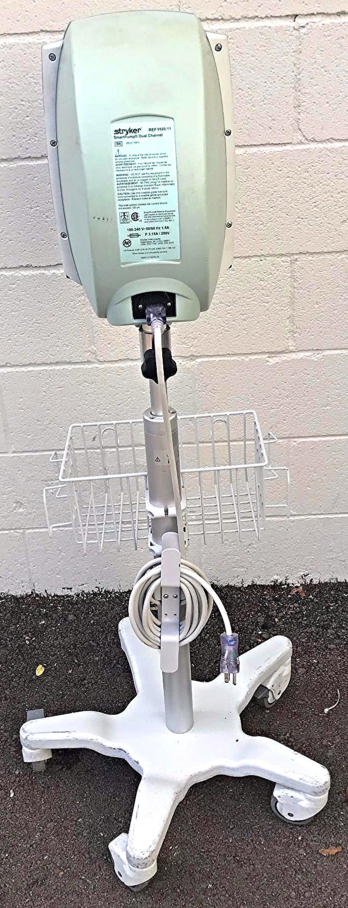 STRYKER SMARTPUMP DUAL CHANNEL TOURNIQUET SYSTEM CSI SURGERY WATCHVIDEO FREESHIP