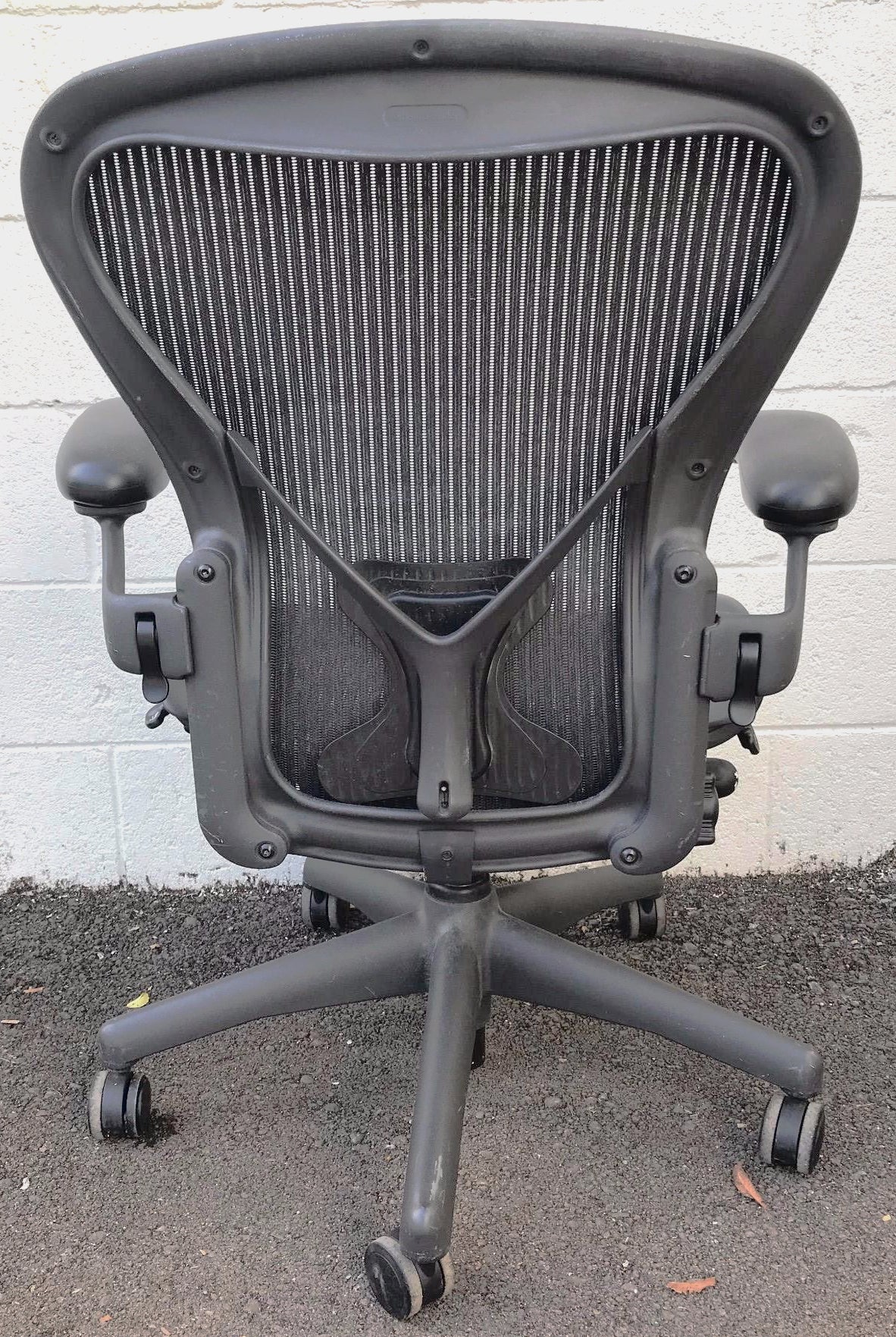 SET OF 4 HERMAN MILLER AERO CHAIRs BLACK Size B Chadwick & Bill Stumpf FREE SHIP