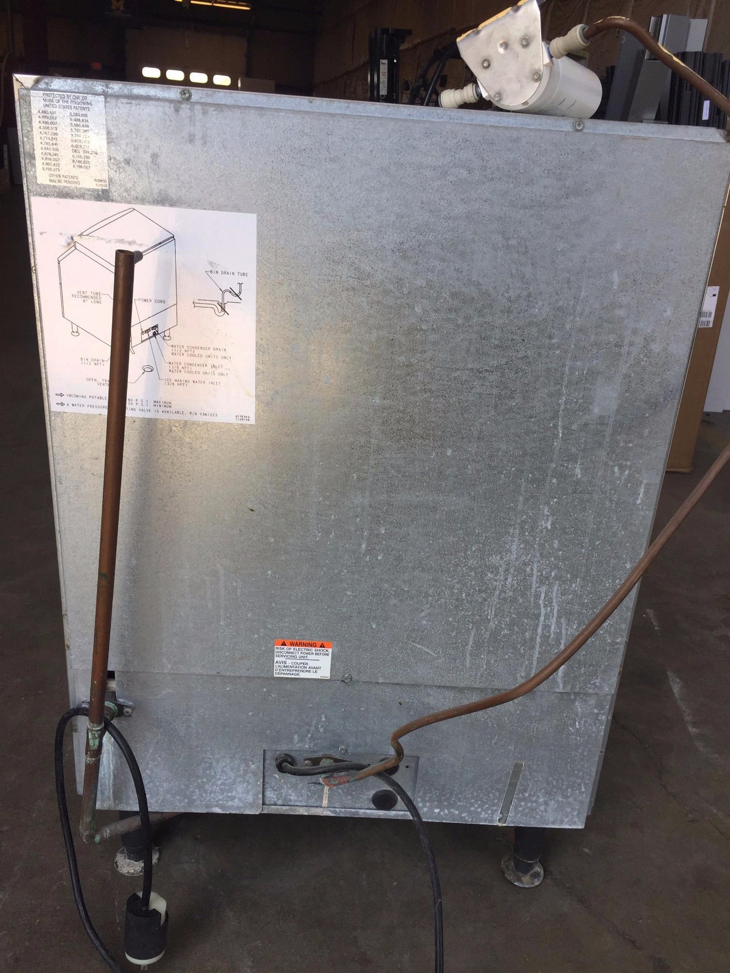 MANITOWOC QY0134A UNDERCOUNTER 140lbsDay HALF DICE AIR COOLED ICE MAKER FREESHIP