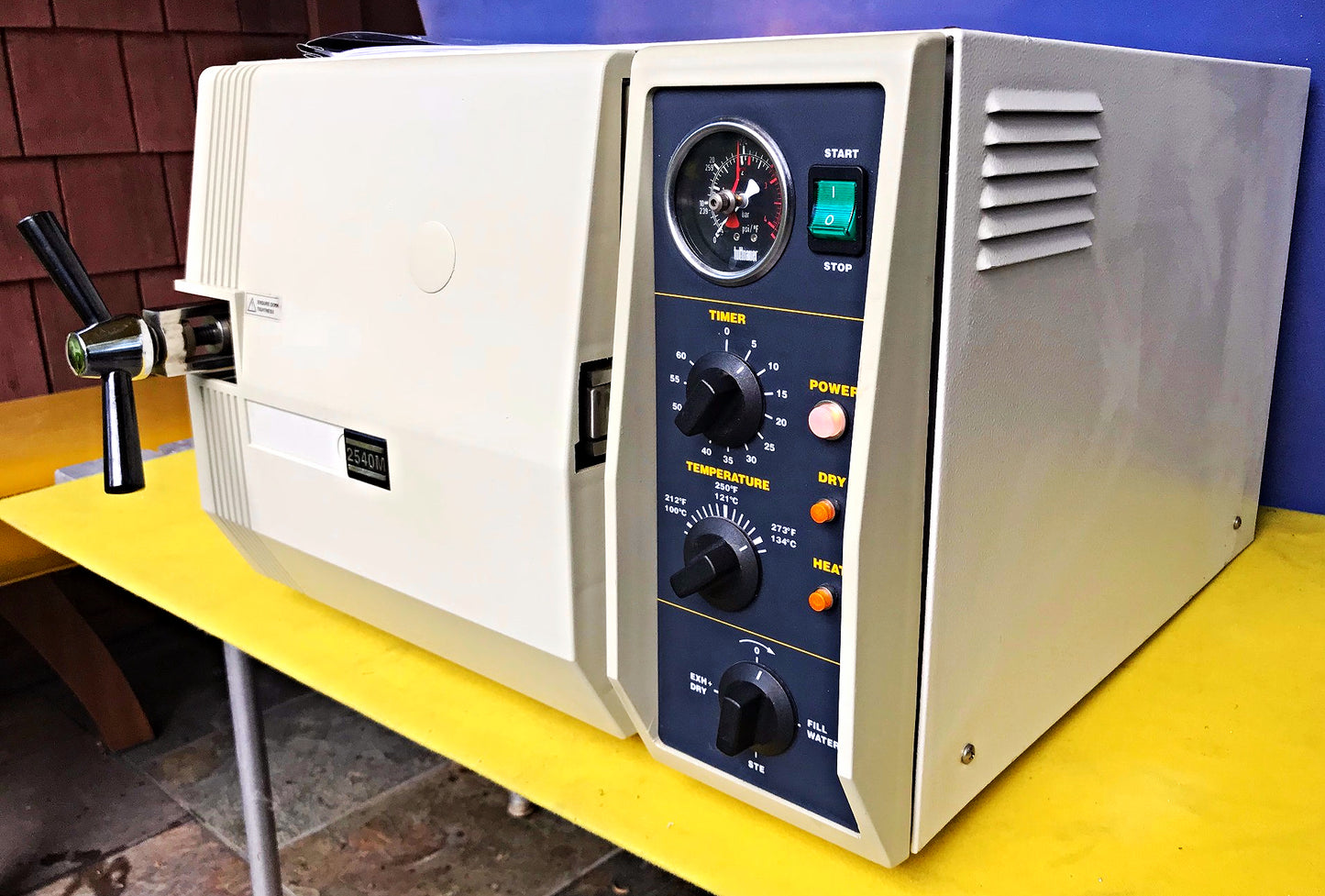 TUTTNAUER 2540M MANUAL AUTOCLAVE BENCHTOP STERILIZER 23Liter WATCHVIDEO FREESHIP