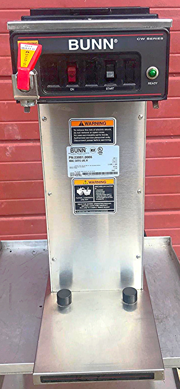 BUNN CWTF15-APS COFFEE PERCULATOR PN#230010006 AUTOMATIC AIRPOT HOT WATER FAUCET