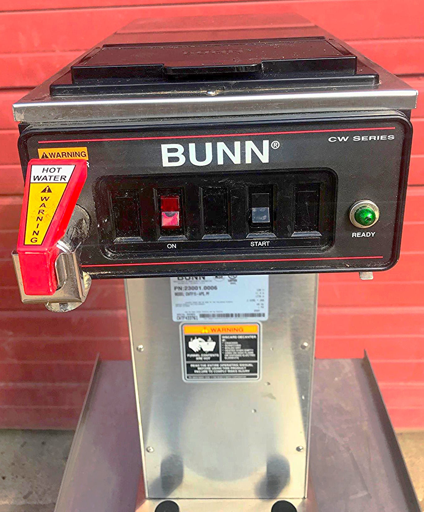 BUNN CWTF15-APS COFFEE PERCULATOR PN#230010006 AUTOMATIC AIRPOT HOT WATER FAUCET