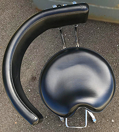 RELIANCE SADDLE SEAT 548 HYDRAULIC SURGERY DENTAL EXAM TATOO OFFICE STOOL