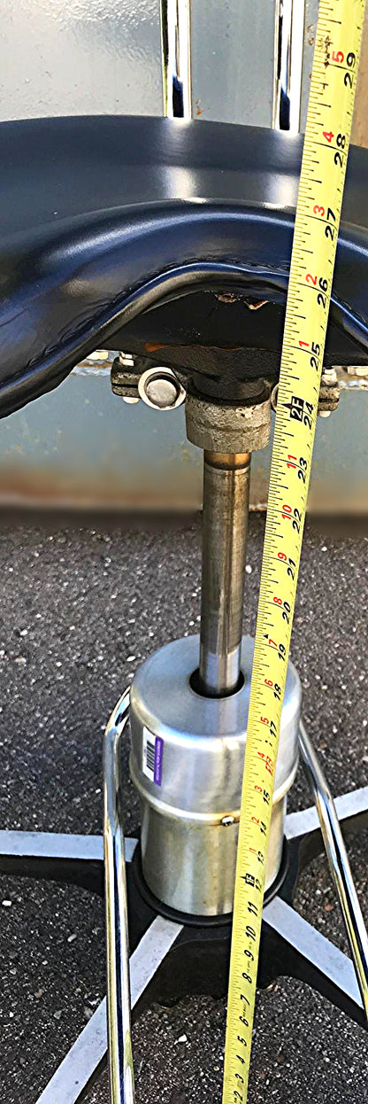 RELIANCE SADDLE SEAT 548 HYDRAULIC SURGERY DENTAL EXAM TATOO OFFICE STOOL