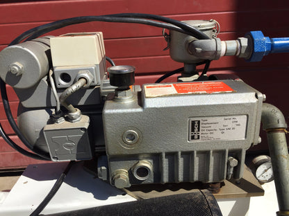 BUSCH TYPE RC0021-8015 ROTARY VANE VACUUM PUMP AIR COMPRESSOR SYSTEM FREE SHIP