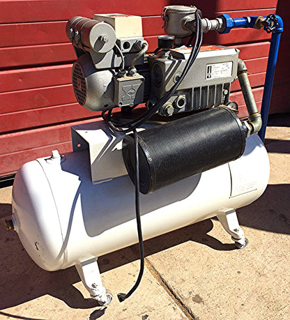 BUSCH TYPE RC0021-8015 ROTARY VANE VACUUM PUMP AIR COMPRESSOR SYSTEM FREE SHIP